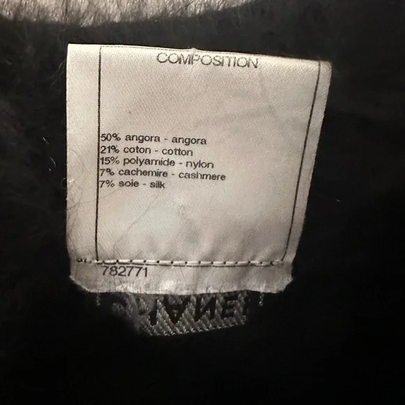 Chanel Angora Fur Sweater